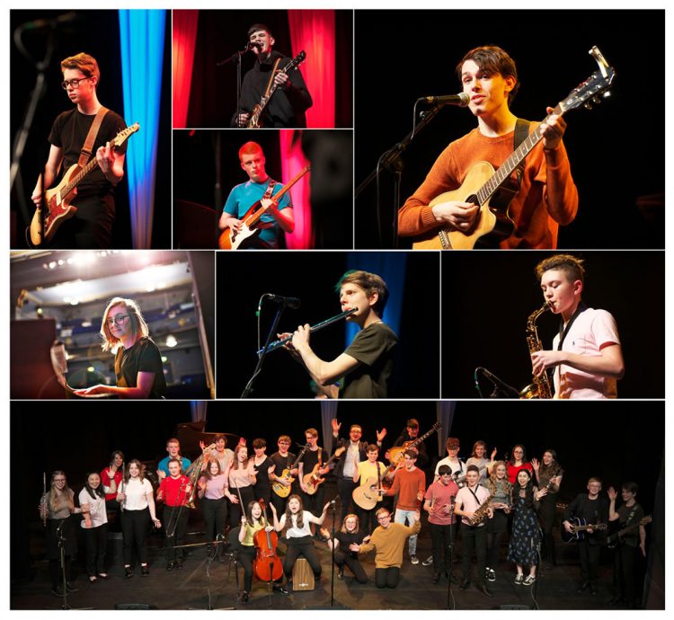 Picture of music students performing Broads Album