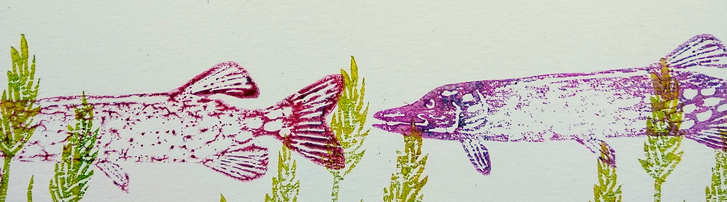 Picture of fish print making